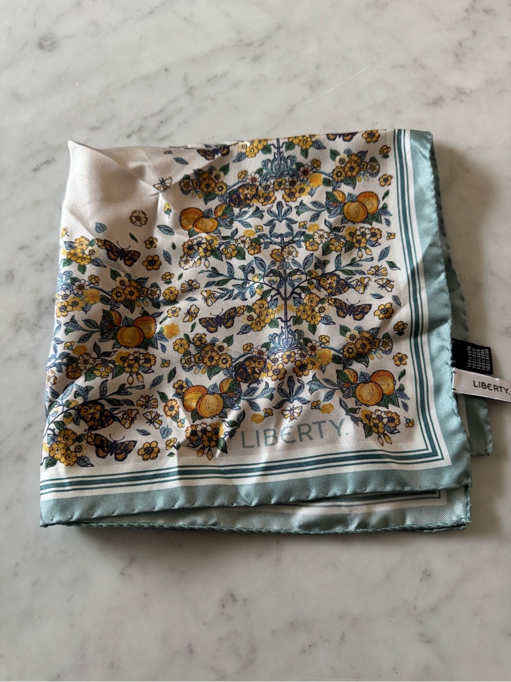 Liberty London silk scarf